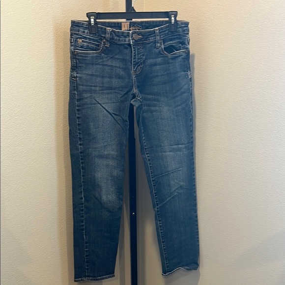 Kut from the Kloth Blue Straight Leg Jeans - Picture 1 of 4